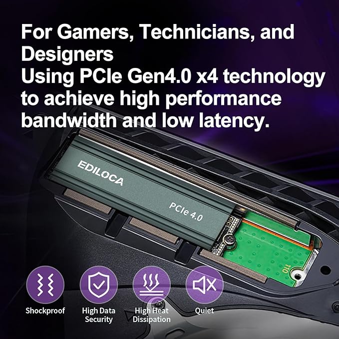 500GB M2 NVME SSD with Heatsink - Image 6