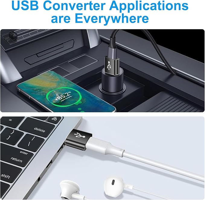 USB A to USB C Adapter 20 Pack, USB to USBC Adapter, USBA Male OTG Adapters - Image 5