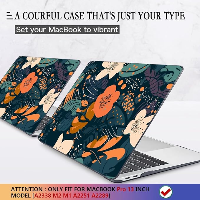 CISSOOK Compatible with MacBook Pro 13 inch Case 2025-2016 Release M2 M1 A2338 - Image 3
