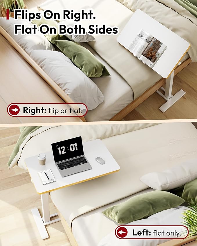 SANODESK Medical Adjustable Overbed Bedside Table - Image 7