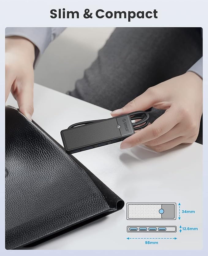 ORICO USB 3.0 Hub, 4-Port USB Hub - Image 5