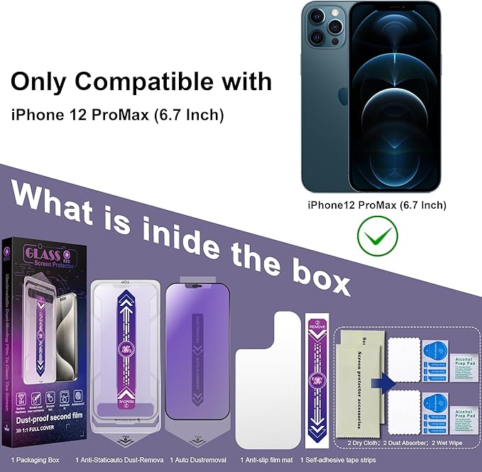 2 Pack Anti Blue Light Matte Screen Protector - Image 7