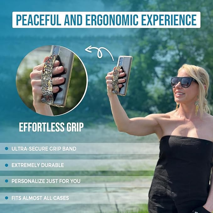 Universal Phone Grip Strap | Stretchable Phone Strap & Cell Phone Holder | Pack - Image 4
