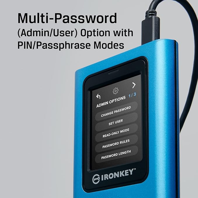Kingston IronKey Vault Privacy 80 960GB External SSD | FIPS 197 | XTS-AES 256GB - Image 5