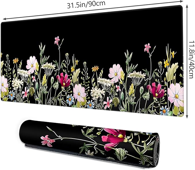 Gaming Mouse Mat Forest Background Pattern XXL XL Large Mouse Mat Long Extended - Image 2