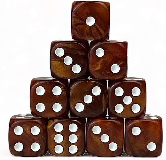 Luck Lab 10 Piece D6 Dice Pack by LuckLab