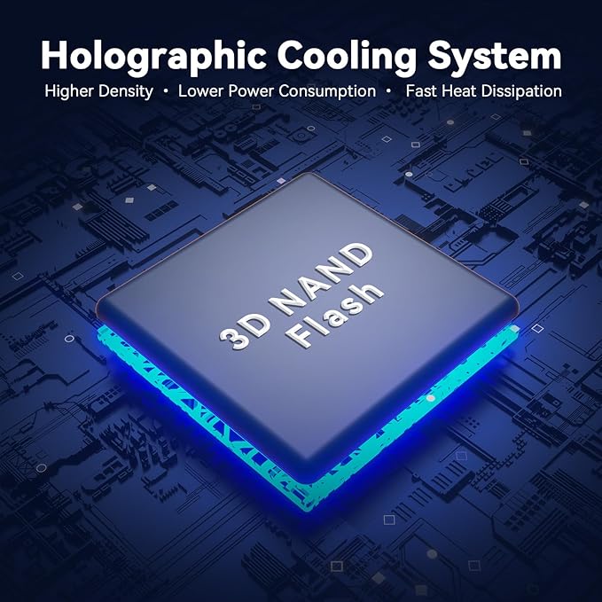 KingSpec OneBoom X400 512GB M.2 SSD Gen4 7300MB/s, TLC 3D NAND Internal NVMe SSD - Image 3