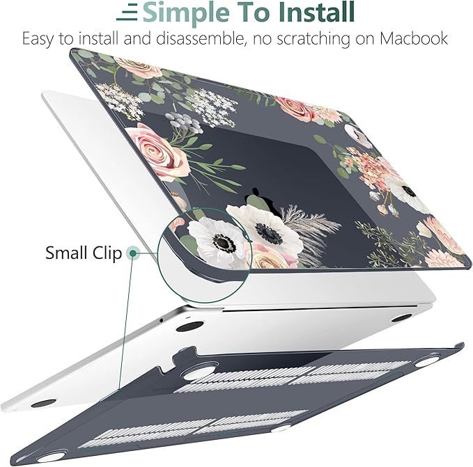 TWOLSKOO Compatible with M4 MacBook Air 15 inch Case 2025-2023 Released Model - Image 3
