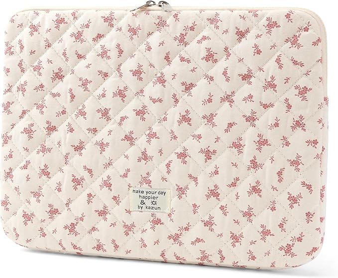 Puffy Laptop Sleeve 13-15.6 Inch Cute Quilted Laptop Protective Case Padded - Image 8