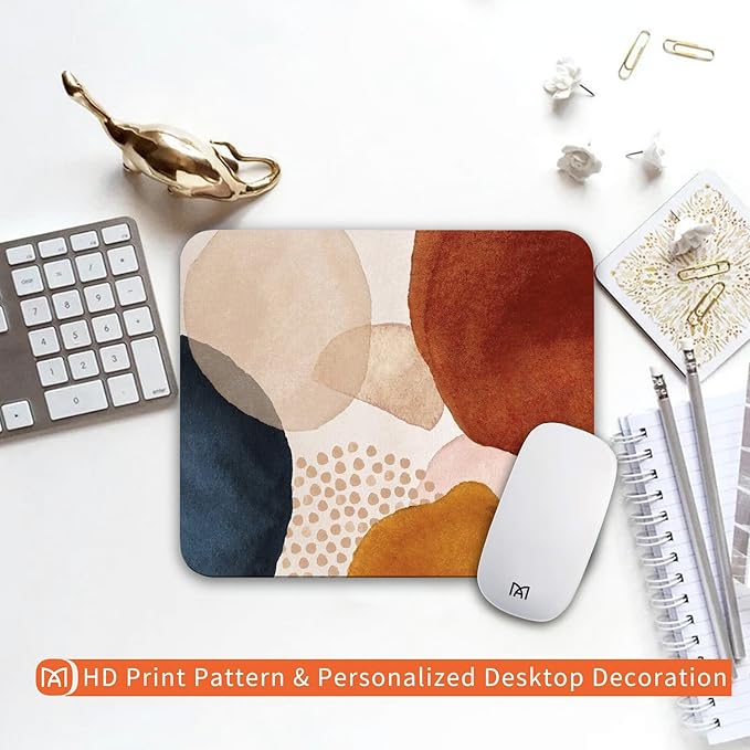 Square Mouse Pad Abstract Marble 2, Personalized Premium-Textured Custom Mouse - Image 6