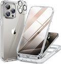 Miracase for iPhone 15 Pro Case, Full-Body Clear Bumper Phone case by Miracase