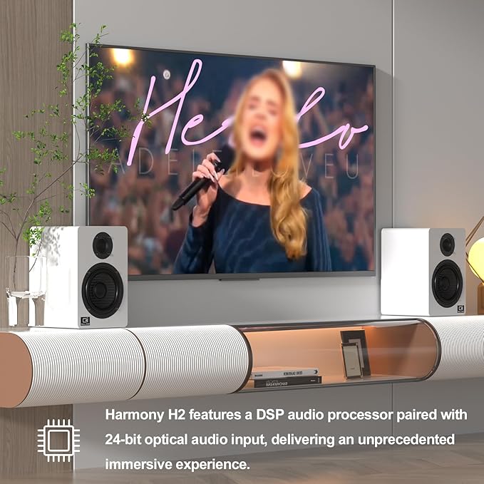 Harmony H2 60W Desktop Speakers - Image 3