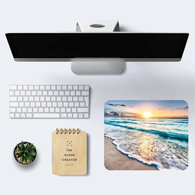 Beach Sunset Mouse Pad, Cute Mouse pad, Custom Small Mouse Pads - Image 6
