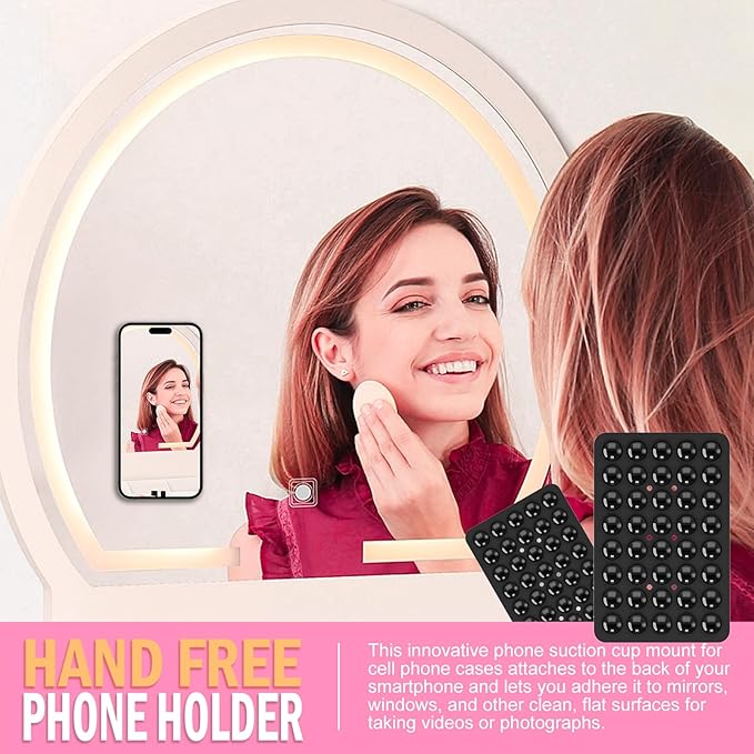 Silicone Double Sided Suction Phone Case Mount, Detachable Hands Free & Strong - Image 7