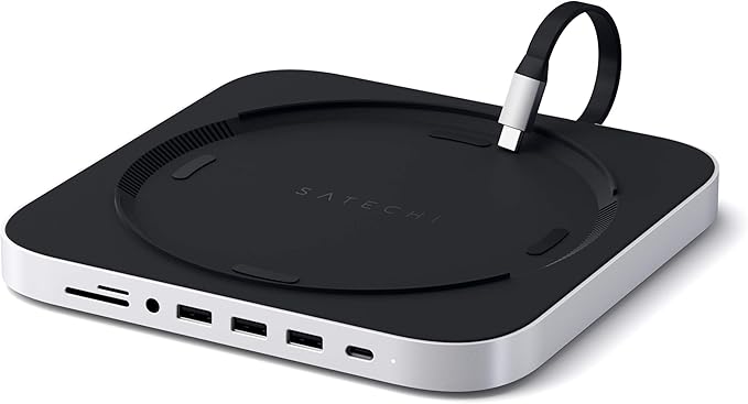 Satechi USB C Hub, Type-C Aluminum Stand & Hub, USB-C Data Port, Micro/SD Card - Image 6