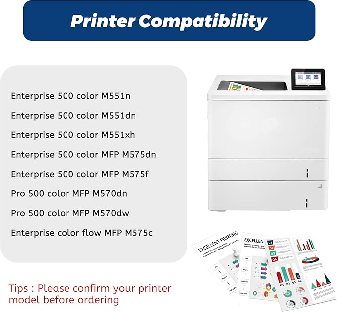507A Yellow Toner Cartridge, Remanufactured Replacement Compatible - Image 2