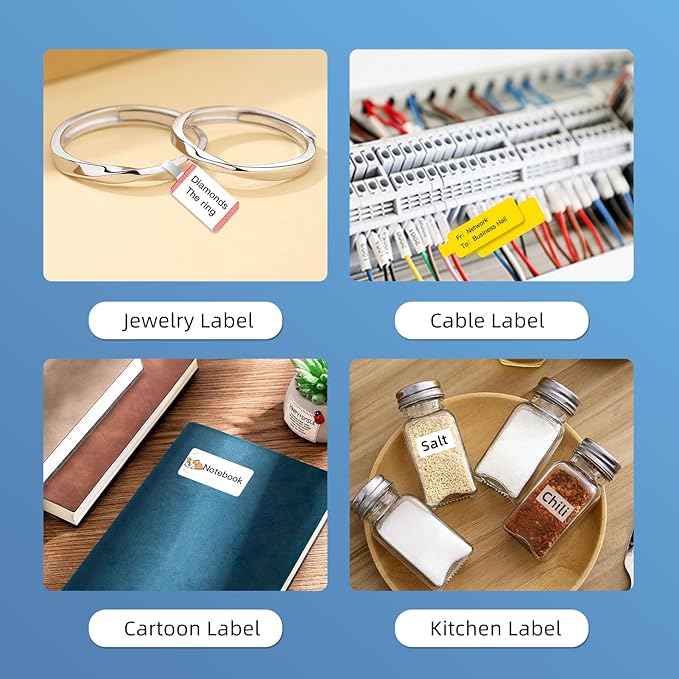 PUQU 30x50mm Direct Thermal Sticker Labels, Self-Adhesive All-Purpose Label - Image 7