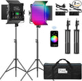 Pixel P45 RGB Photography Lighting Kit, 50W Professional LED Studio Lights by Pixel