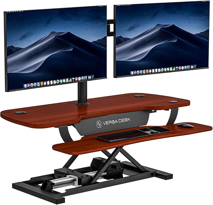 VERSADESK® PowerPro™ 40” x 24” Standing Desk Converter | 7.75” by VERSADESK