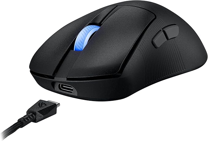 ASUS ROG Keris II Ace Wireless Gaming Mouse – Right-Handed Ergonomic, Tri-Mode - Image 13