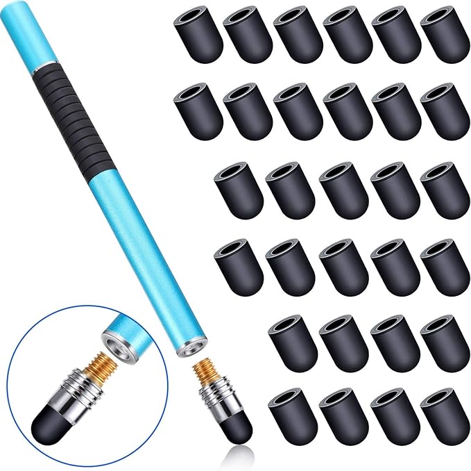 Zonon 30 Pieces Replacement Stylus Tips Conductive touch screen Pens Tips - Image 5