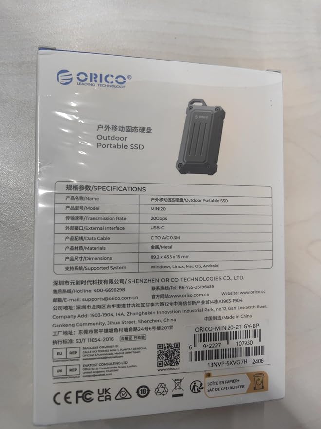 ORICO 2 TB External SSD Docking Station, SSD Expansion + Hub Extension - Image 7