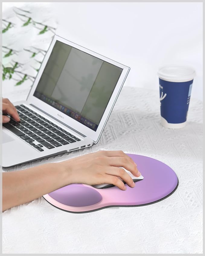 Ergonomic Mouse Pad Wrist Support, Comfortable Mouse Pad Wrist Rest, Relieve - Image 7