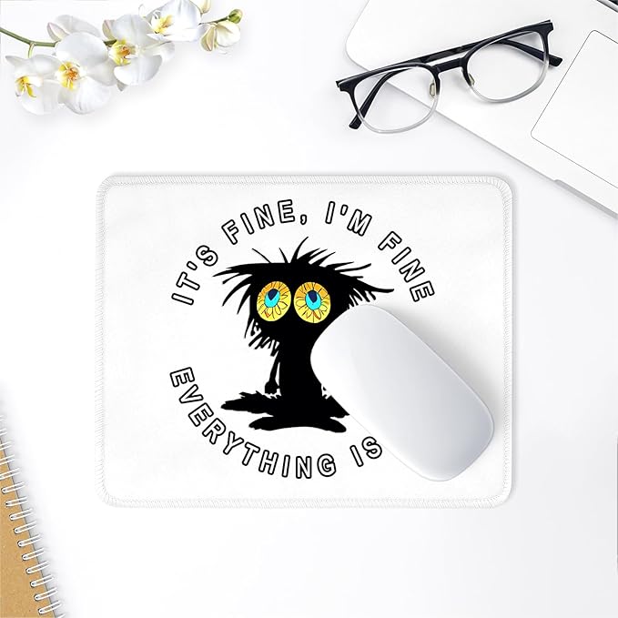 ITNRSIIET Mouse Pad with Stitched Edge Premium Textured Smooth Precise - Image 6