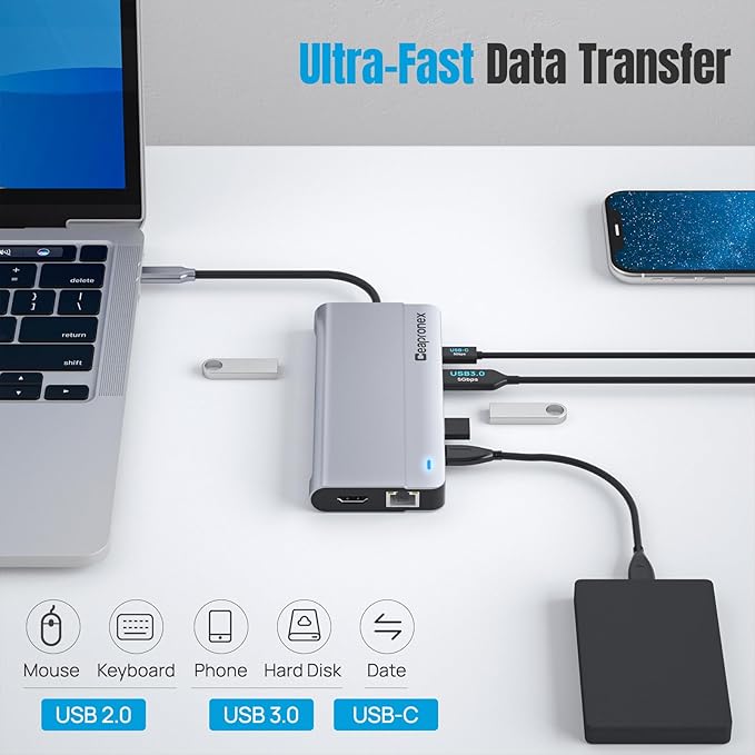 USB C Docking Station UBS C Hub - Image 6
