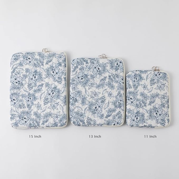Puffy Laptop Sleeve 13-15.6 Inch Cute Quilted Laptop Protective Case Padded - Image 8