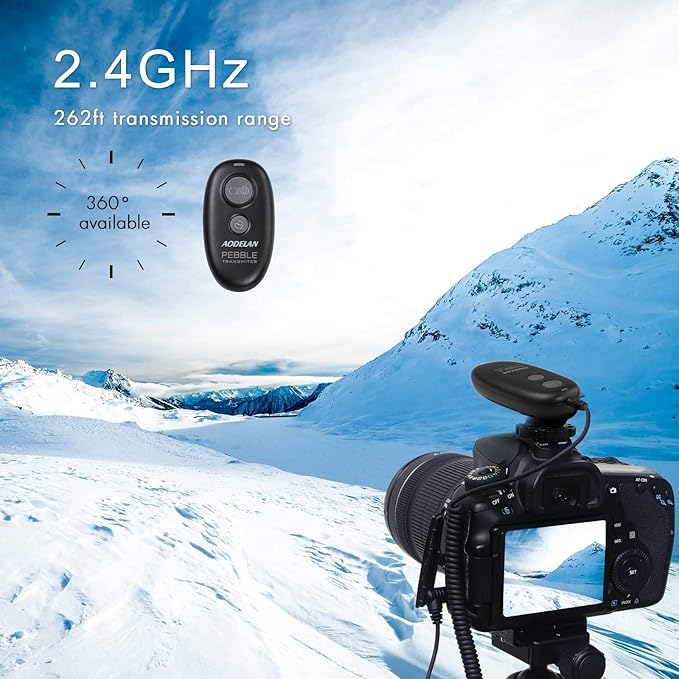 AODELAN Camera Wireless Shutter Release Remote Control - Image 4