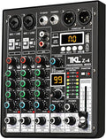 4 Channel Audio Mixer, Professional DJ Mixer Sound Board Mixing Console by TKLBLS
