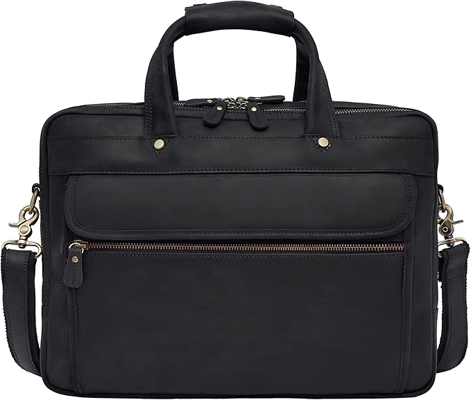 Luxorro Professional Leather Briefcase by Luxorro