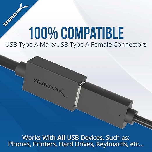 SABRENT 22AWG USB 3.0 Extension Cable A Male to A Female 6 Feet - Image 3