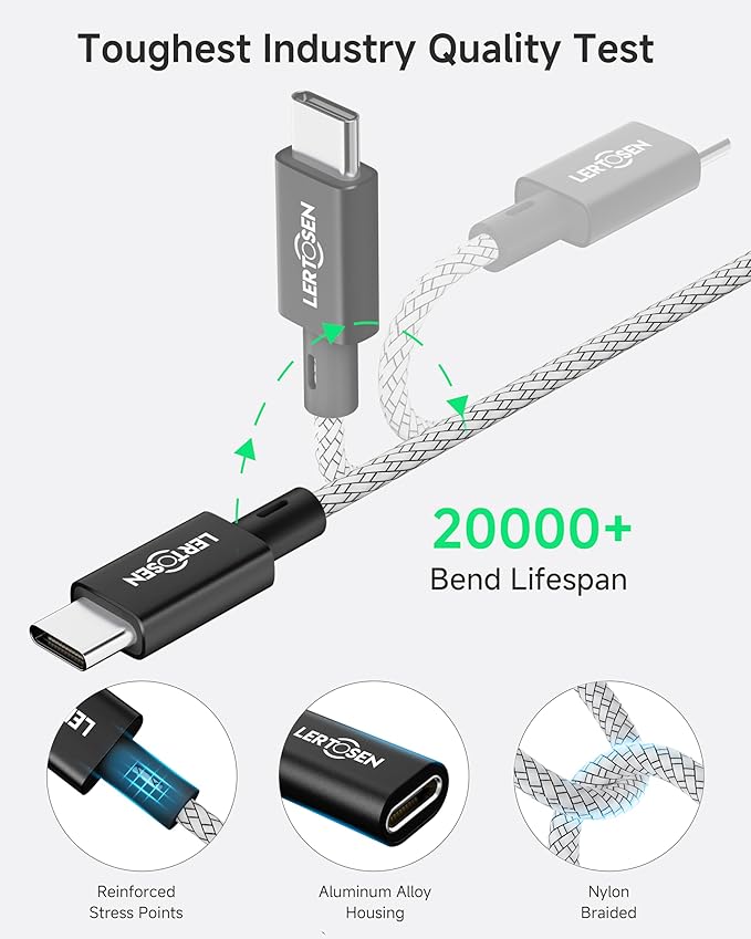 2 Pack Lightning to USB C Adapter, Lightning Female to USB C Male Cable Adapter - Image 8