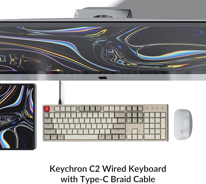 Keychron C2 Full Size Wired Mechanical Keyboard Compatible - Image 3