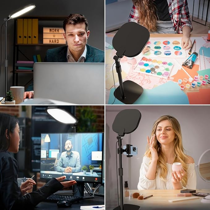 Video Conference Lighting for Zoom Meeting, Ring Light for Desk - Image 3