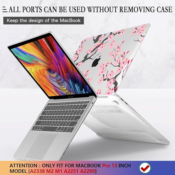 CISSOOK Hard Shell Case for MacBook Pro 13 inch A2338 A2289 A2251 2025-2020 - Image 5