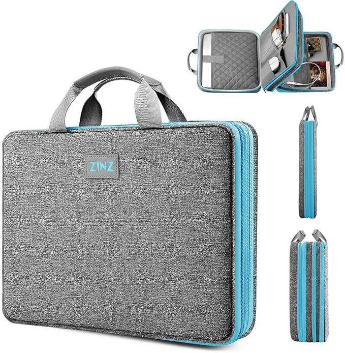 ZINZ Slim Expandable 13 13.3 13.6 14 Laptop Case Sleeve Compatible by ZINZ
