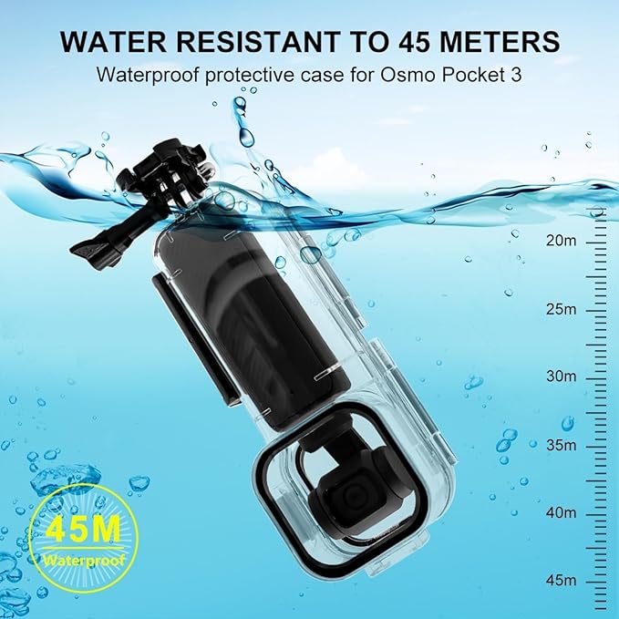 PULUZ Dive Case for DJI Osmo Pocket 3 Waterproof Case PC Protective Shell - Image 6