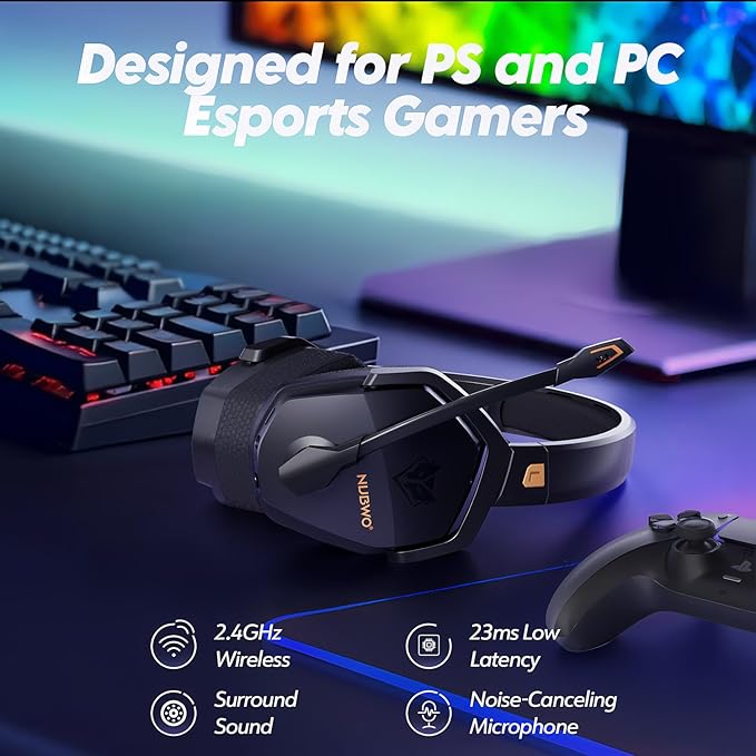 NUBWO G06 Dual Wireless Gaming Headset - Image 2