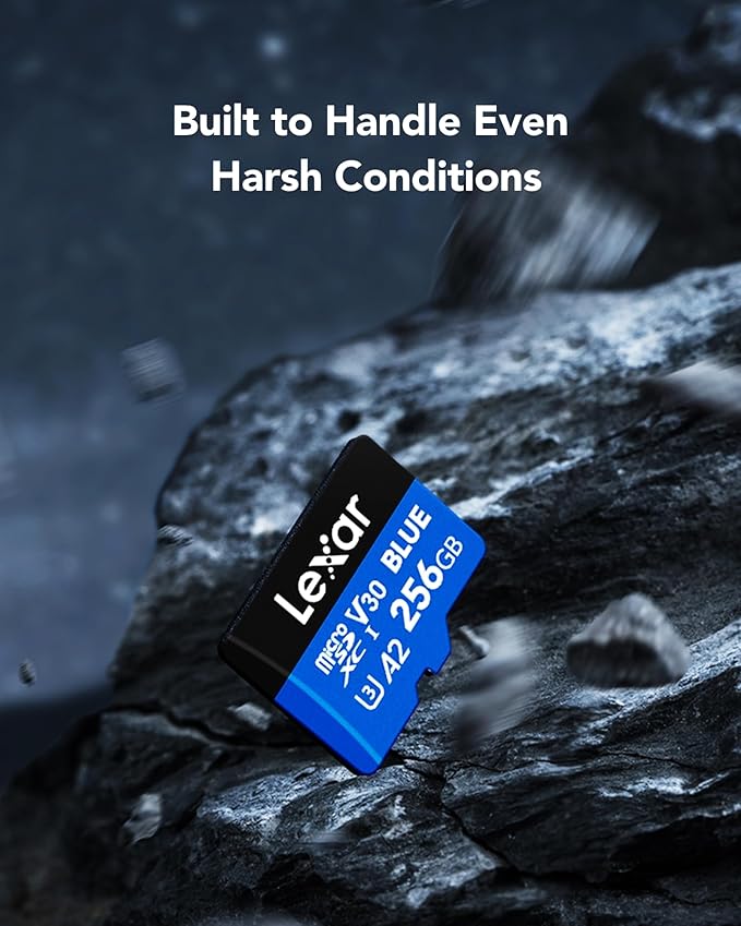 Lexar 256GB 2 Pack Blue Micro SD Card Up to 160MB/s, microSDXC UHS-I Memory Card - Image 7