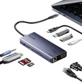 10-in-1 USB C Hub Multiport Adapter, 4K60Hz HDMI & VGA, 100W PD Charging by biaze