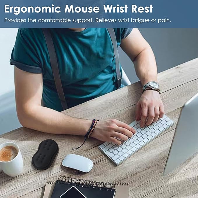 VANKEY Mouse Wrist Rest, Desk Wrist Pad - Image 2