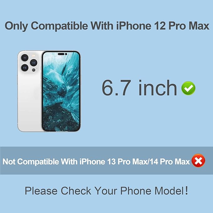 Compatible for iPhone 12 Pro Max Privacy Screen Protector 6.7 Inch - Image 2