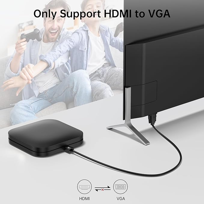 6ft HDMI to VGA Cable – 1080P HD Video Converter Cord - Image 5