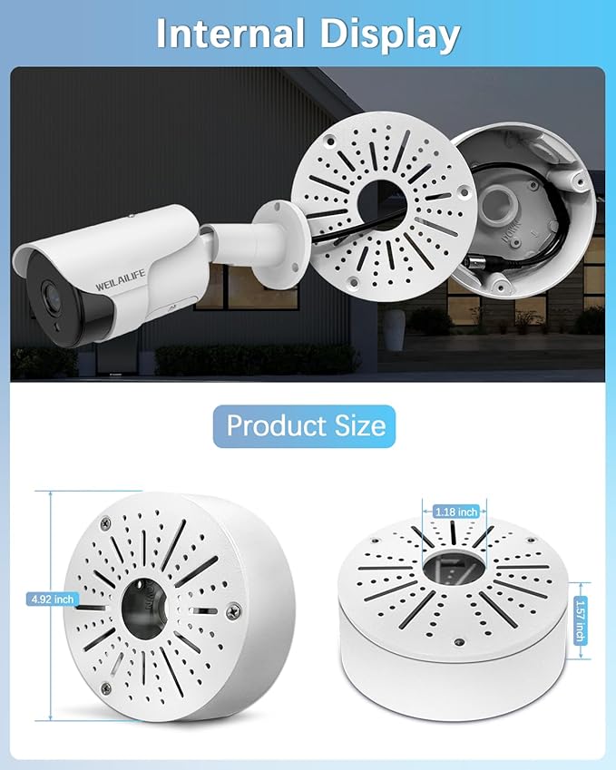 WEILAILIFE 【Compatible Almost All Cameras Type】 Universial Camera Junction Box - Image 4