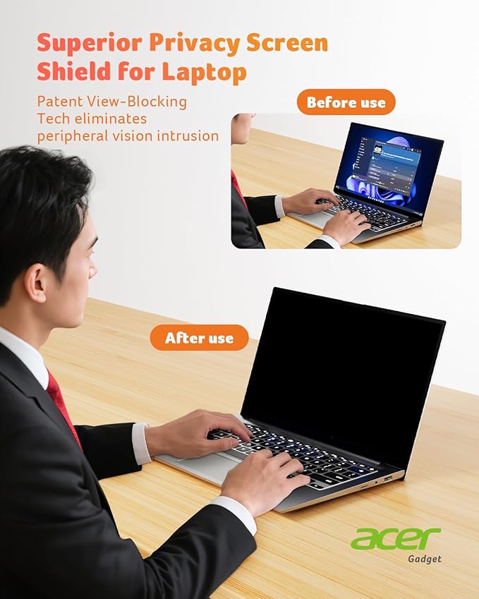 acer 2-Pack Laptop Privacy Screen - Image 3