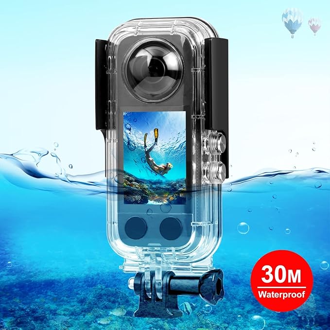 PULUZ 30m/98ft Dive Case for Insta360 X3 Underwater Waterproof Housing Cover - Image 2
