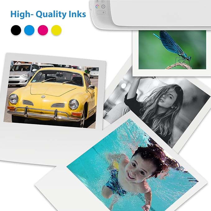 67XL Ink Cartridges for HP 67 XL Black Color Combo Replacement for HP67 HP67XL - Image 5